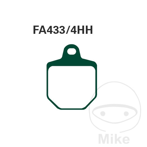 BRAKE PADS SINT EBC FA433/4HH NextPart.dk Reservedele Motorcykler touring Sport Racing Atv Oliefilter Luftfilter Bremseklodser Bremseskive Tændrør Kædekit Dæk BRAKE PADS SINT EBC FA433/4HH