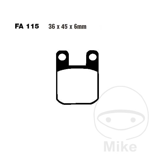 BRAKE PADS CARBON SCOOTER EBC SFAC115 ALTN 7870114 NextPart.dk Reservedele Motorcykler touring Sport Racing Atv Oliefilter Luftfilter Bremseklodser Bremseskive Tændrør Kædekit Dæk BRAKE PADS CARBON SCOOTER EBC SFAC115 ALTN 7870114