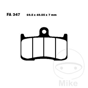 BRAKE PADS SINTERED GPFAX EBC GPFAX347HH FA115TT  ALTN 7874993/7874456