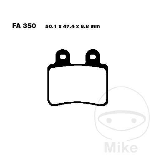 BRAKE PADS SCOOTER EBC SFA350 ALTN 7872740 NextPart.dk Reservedele Motorcykler touring Sport Racing Atv Oliefilter Luftfilter Bremseklodser Bremseskive Tændrør Kædekit Dæk BRAKE PADS SCOOTER EBC SFA350 ALTN 7872740