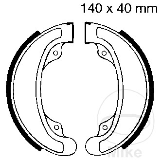 EBC bremsebakker ALTN 7860158 NextPart.dk Reservedele Motorcykler touring Sport Racing Atv Oliefilter Luftfilter Bremseklodser Bremseskive Tændrør Kædekit Dæk EBC bremsebakker ALTN 7860158