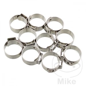 BAND CLAMP 15.5 JMP WIDTH 7MM STAINLESS STEEL 10 PCS