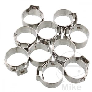 BAND CLAMP 18.9 JMP WIDTH 7MM STAINLESS STEEL 10 PCS