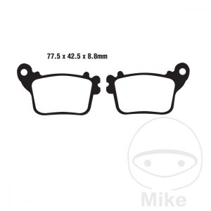 BRAKE PAD SEMI-SINTER V EBC FA436V NextPart.dk Reservedele Motorcykler touring Sport Racing Atv Oliefilter Luftfilter Bremseklodser Bremseskive Tændrør Kædekit Dæk BRAKE PAD SEMI-SINTER V EBC FA436V