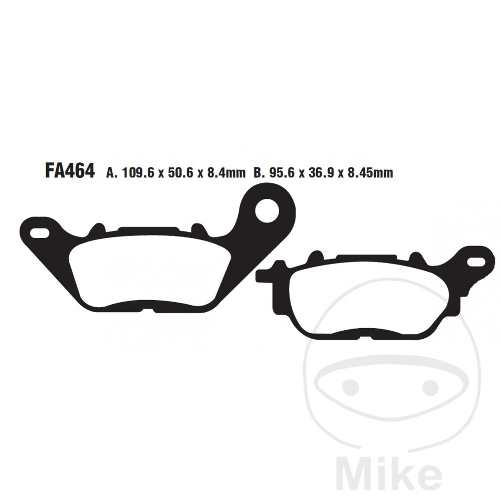 BRAKE PAD CARBON SCOOTER EBC SFAC464 Alternative: 7875057 NextPart.dk Reservedele Motorcykler touring Sport Racing Atv Oliefilter Luftfilter Bremseklodser Bremseskive Tændrør Kædekit Dæk BRAKE PAD CARBON SCOOTER EBC SFAC464 Alternative: 7875057