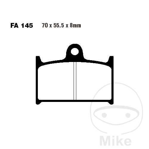 BRAKE PADS SINTERED EPFA EBC EPFA145HH ALTN 7870132 NextPart.dk Reservedele Motorcykler touring Sport Racing Atv Oliefilter Luftfilter Bremseklodser Bremseskive Tændrør Kædekit Dæk BRAKE PADS SINTERED EPFA EBC EPFA145HH ALTN 7870132