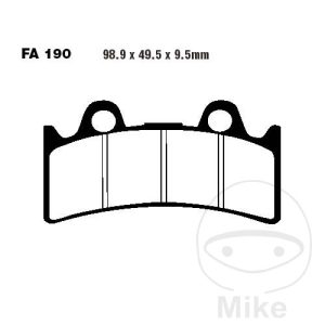 BRAKE PADS SINTERED EPFA EBC