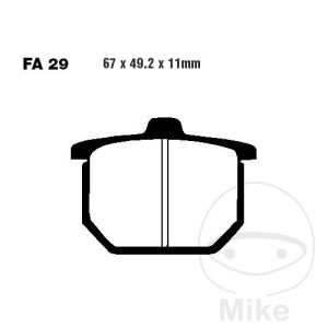BRAKE PAD SEMI-SINTER V EBC FA029V