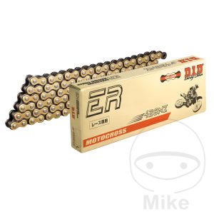 DID NON O-RING CHAIN GOLD/BLACK 428NZ/140 OPEN CHAIN WITH CLIP LINK