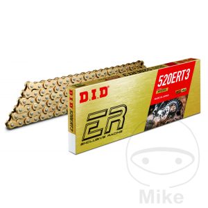 DID NON O-RING CHAIN GOLD/GOLD G520ERT3/114 OPEN CHAIN WITH CLIP LINK