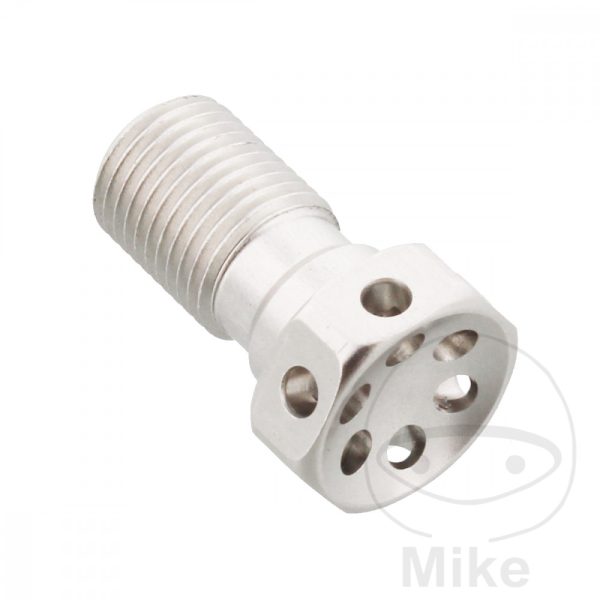 BANJO BOLT SINGLE M10X1 ALU RACING SILVER - NextPart.dk