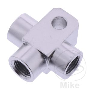 3 WAY MANIFOLD THREADED TYP813 M10X1.00 SILVER