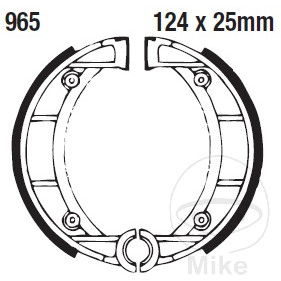 BRAKE SHOES WITH SPRING EBC NextPart.dk Reservedele Motorcykler touring Sport Racing Atv Oliefilter Luftfilter Bremseklodser Bremseskive Tændrør Kædekit Dæk BRAKE SHOES WITH SPRING EBC