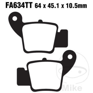 BRAKE PADS STD EBC FA634TT