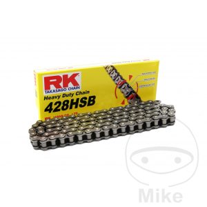 RK NON O-RING CHAIN 428HSB/130 OPEN CHAIN WITH CLIP LINK