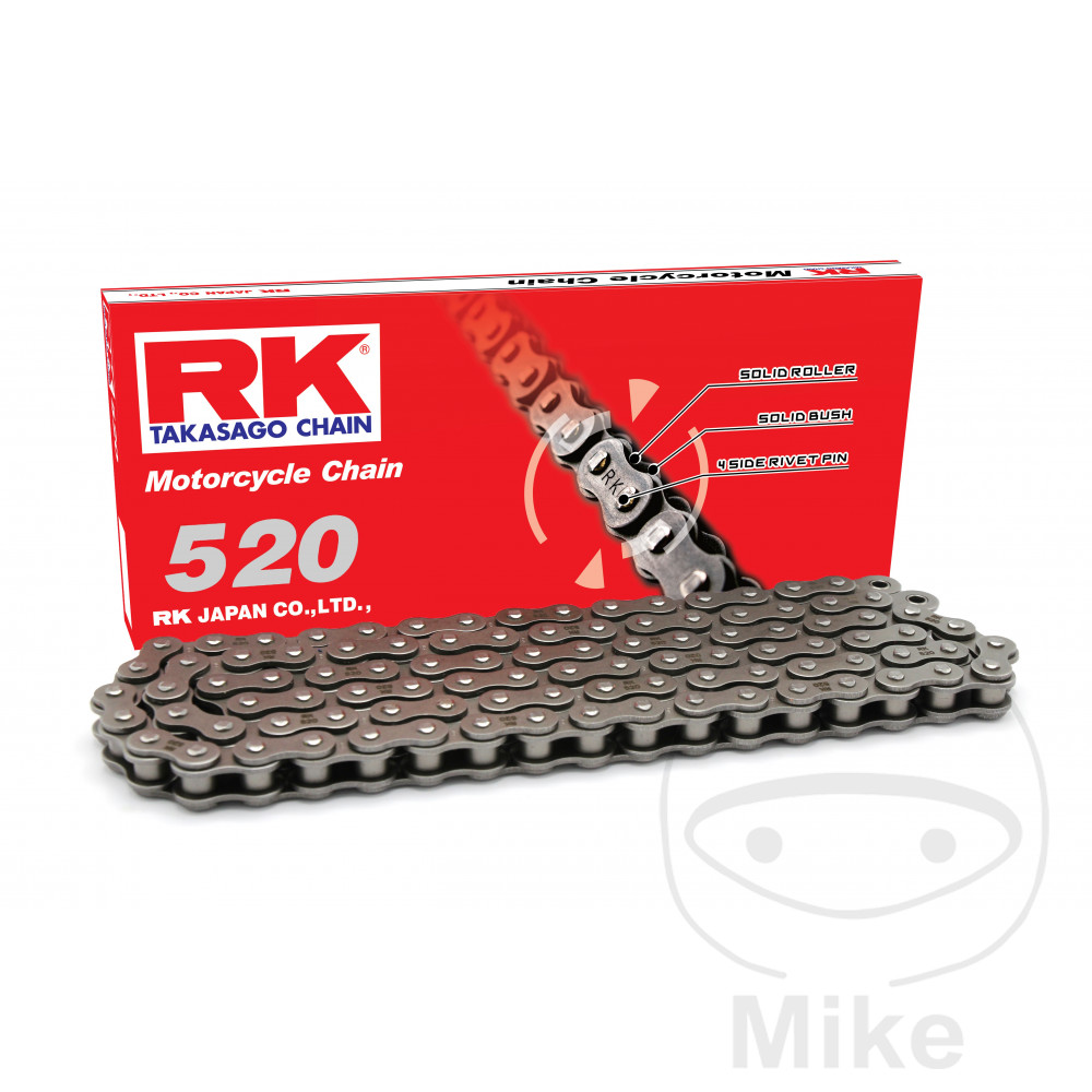 RK Standardkæde 520/104 OPEN CHAIN WITH CLIP LINK NextPart.dk Reservedele Motorcykler touring Sport Racing Atv Oliefilter Luftfilter Bremseklodser Bremseskive Tændrør Kædekit Dæk RK Standardkæde 520/104 OPEN CHAIN WITH CLIP LINK