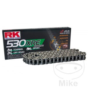 RK XW RING CHAIN 530XRE/124 OPEN CHAIN WITH RIVET LINK