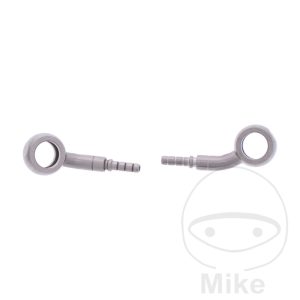 BRAIDED STEEL BRAKE HOSE KIT FITTINGS SILVER 1 PIECE NextPart.dk Reservedele Motorcykler touring Sport Racing Atv Oliefilter Luftfilter Bremseklodser Bremseskive Tændrør Kædekit Dæk BRAIDED STEEL BRAKE HOSE KIT FITTINGS SILVER 1 PIECE