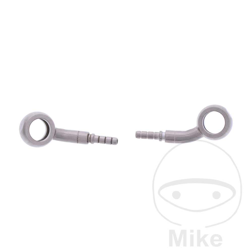 BRAIDED STEEL BRAKE HOSE KIT FITTINGS SILVER 1 PIECE NextPart.dk Reservedele Motorcykler touring Sport Racing Atv Oliefilter Luftfilter Bremseklodser Bremseskive Tændrør Kædekit Dæk BRAIDED STEEL BRAKE HOSE KIT FITTINGS SILVER 1 PIECE