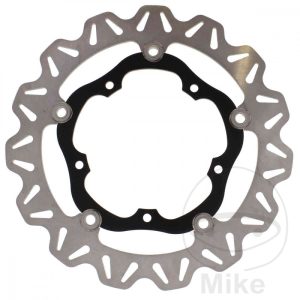 BRAKE DISC VEE FRONT EBC BLACK