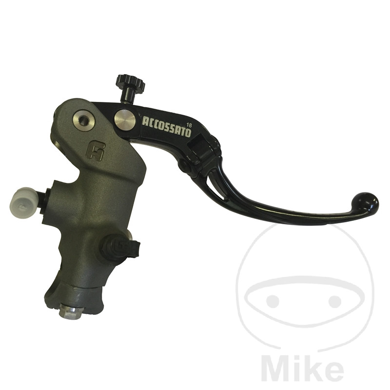 ACCOSSATO HYDRAULIC BRAKE MASTER CYLINDER 19 x 20 FOLDING LEVER BLACK FOR 22MM BARS NextPart.dk Reservedele Motorcykler touring Sport Racing Atv Oliefilter Luftfilter Bremseklodser Bremseskive Tændrør Kædekit Dæk ACCOSSATO HYDRAULIC BRAKE MASTER CYLINDER 19 x 20 FOLDING LEVER BLACK FOR 22MM BARS