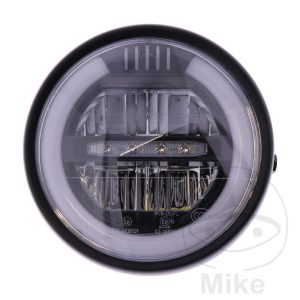 HEADLIGHT LED 6 1/2 BLACK PUIG