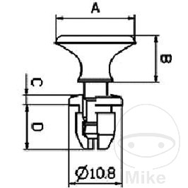 PLASTIC RIVETS TOURMAX 10 PCS ALTN 7750062 NextPart.dk Reservedele Motorcykler touring Sport Racing Atv Oliefilter Luftfilter Bremseklodser Bremseskive Tændrør Kædekit Dæk PLASTIC RIVETS TOURMAX 10 PCS ALTN 7750062