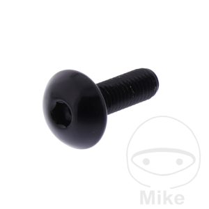 DOME HEAD BOLT JMP BOLT M5X0.8MM 16MM ALUMINIUM BLACK