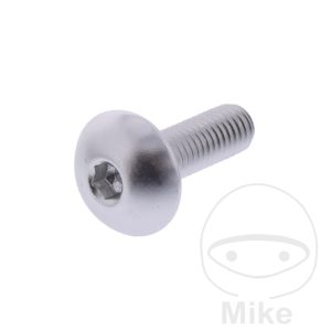 DOME HEAD BOLT JMP BOLT M5X0.8MM 16MM ALUMINIUM SILVER NextPart.dk Reservedele Motorcykler touring Sport Racing Atv Oliefilter Luftfilter Bremseklodser Bremseskive Tændrør Kædekit Dæk DOME HEAD BOLT JMP BOLT M5X0.8MM 16MM ALUMINIUM SILVER