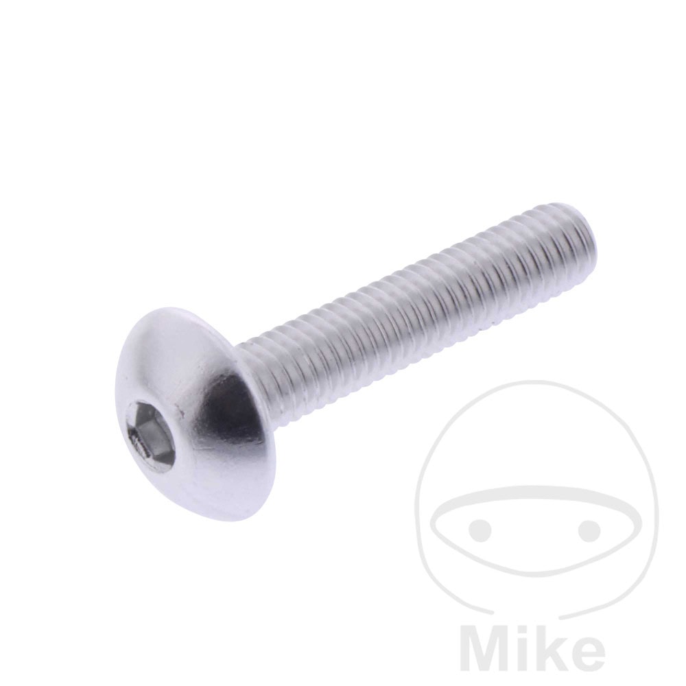 DOME HEAD BOLT JMP BOLT M5X0.8MM 25MM ALUMINIUM SILVER NextPart.dk Reservedele Motorcykler touring Sport Racing Atv Oliefilter Luftfilter Bremseklodser Bremseskive Tændrør Kædekit Dæk DOME HEAD BOLT JMP BOLT M5X0.8MM 25MM ALUMINIUM SILVER
