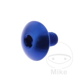 DOME HEAD BOLT JMP BOLT M6X1.00MM 10MM ALUMINIUM BLUE NextPart.dk Reservedele Motorcykler touring Sport Racing Atv Oliefilter Luftfilter Bremseklodser Bremseskive Tændrør Kædekit Dæk DOME HEAD BOLT JMP BOLT M6X1.00MM 10MM ALUMINIUM BLUE