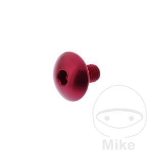 DOME HEAD BOLT JMP BOLT M6X1.00MM 10MM ALUMINIUM RED NextPart.dk Reservedele Motorcykler touring Sport Racing Atv Oliefilter Luftfilter Bremseklodser Bremseskive Tændrør Kædekit Dæk DOME HEAD BOLT JMP BOLT M6X1.00MM 10MM ALUMINIUM RED