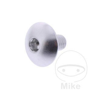 DOME HEAD BOLT JMP BOLT M6X1.00MM 10MM ALUMINIUM SILVER NextPart.dk Reservedele Motorcykler touring Sport Racing Atv Oliefilter Luftfilter Bremseklodser Bremseskive Tændrør Kædekit Dæk DOME HEAD BOLT JMP BOLT M6X1.00MM 10MM ALUMINIUM SILVER