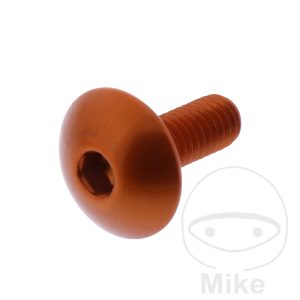 DOME HEAD BOLT JMP BOLT M6X1.00MM 16MM ALU ORANGE NextPart.dk Reservedele Motorcykler touring Sport Racing Atv Oliefilter Luftfilter Bremseklodser Bremseskive Tændrør Kædekit Dæk DOME HEAD BOLT JMP BOLT M6X1.00MM 16MM ALU ORANGE