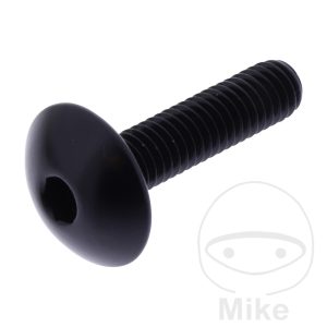 DOME HEAD BOLT JMP BOLT M6X1.00MM 25MM ALUMINIUM BLACK NextPart.dk Reservedele Motorcykler touring Sport Racing Atv Oliefilter Luftfilter Bremseklodser Bremseskive Tændrør Kædekit Dæk DOME HEAD BOLT JMP BOLT M6X1.00MM 25MM ALUMINIUM BLACK