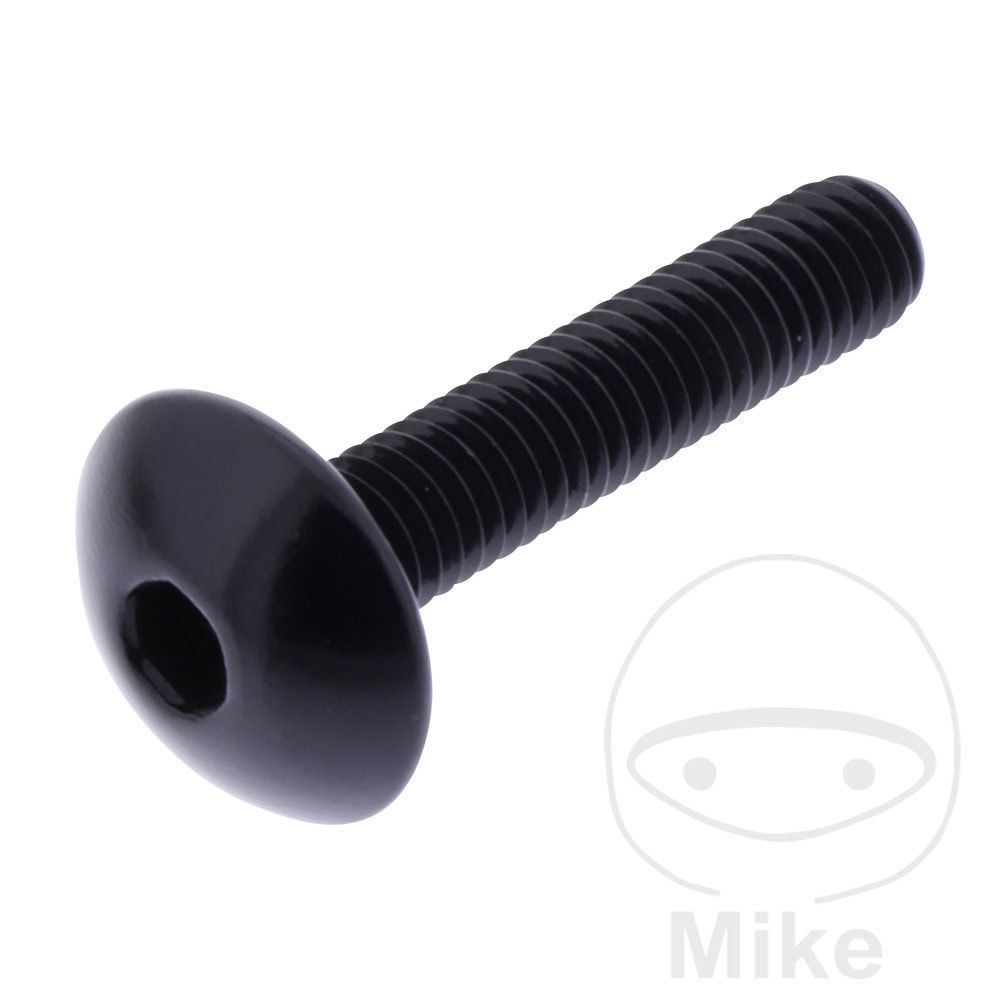 DOME HEAD BOLT JMP BOLT M6X1.00MM 30MM ALUMINIUM BLACK NextPart.dk Reservedele Motorcykler touring Sport Racing Atv Oliefilter Luftfilter Bremseklodser Bremseskive Tændrør Kædekit Dæk DOME HEAD BOLT JMP BOLT M6X1.00MM 30MM ALUMINIUM BLACK