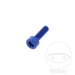 HEX SOCKET CAP SCREW  JMP BOLT M3X0.5MM 10MM ALUMINIUM BLUE
