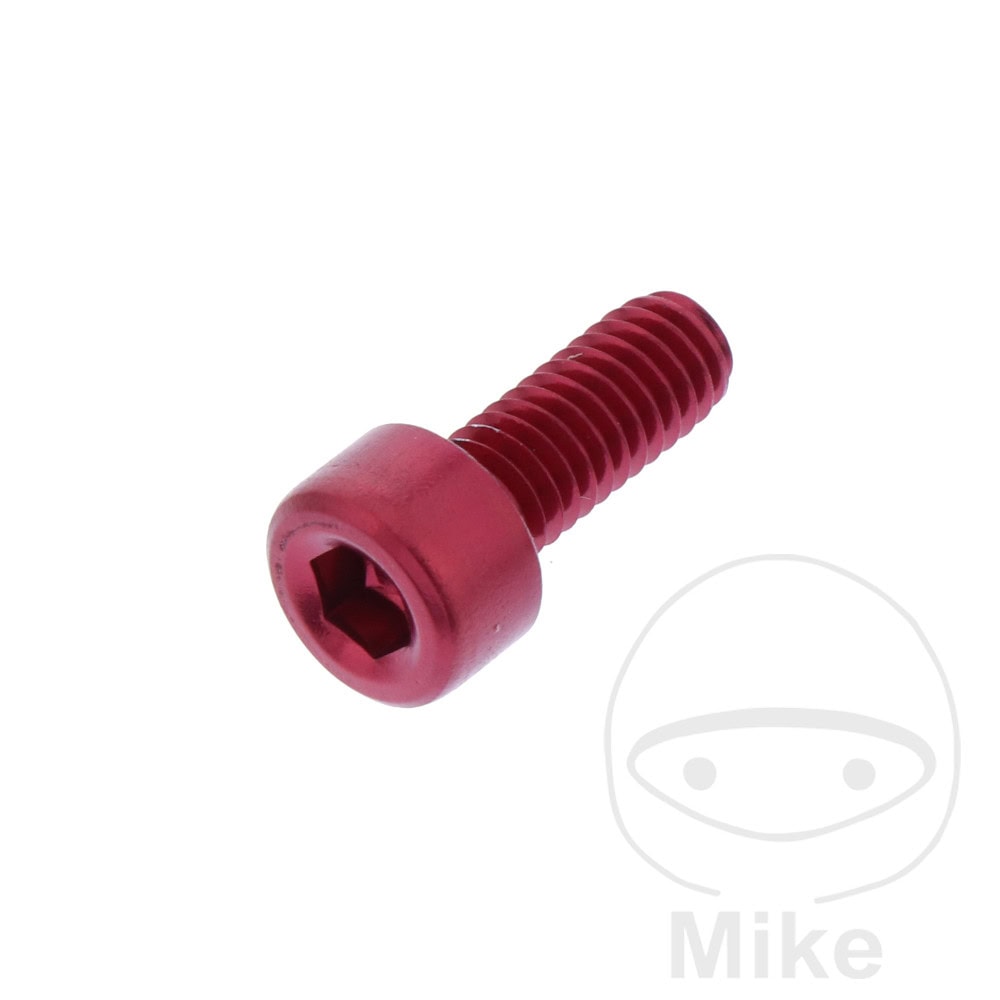 HEX SOCKET CAP SCREW JMP BOLT M4X0.7MM 10MM ALUMINIUM RED NextPart.dk Reservedele Motorcykler touring Sport Racing Atv Oliefilter Luftfilter Bremseklodser Bremseskive Tændrør Kædekit Dæk HEX SOCKET CAP SCREW JMP BOLT M4X0.7MM 10MM ALUMINIUM RED