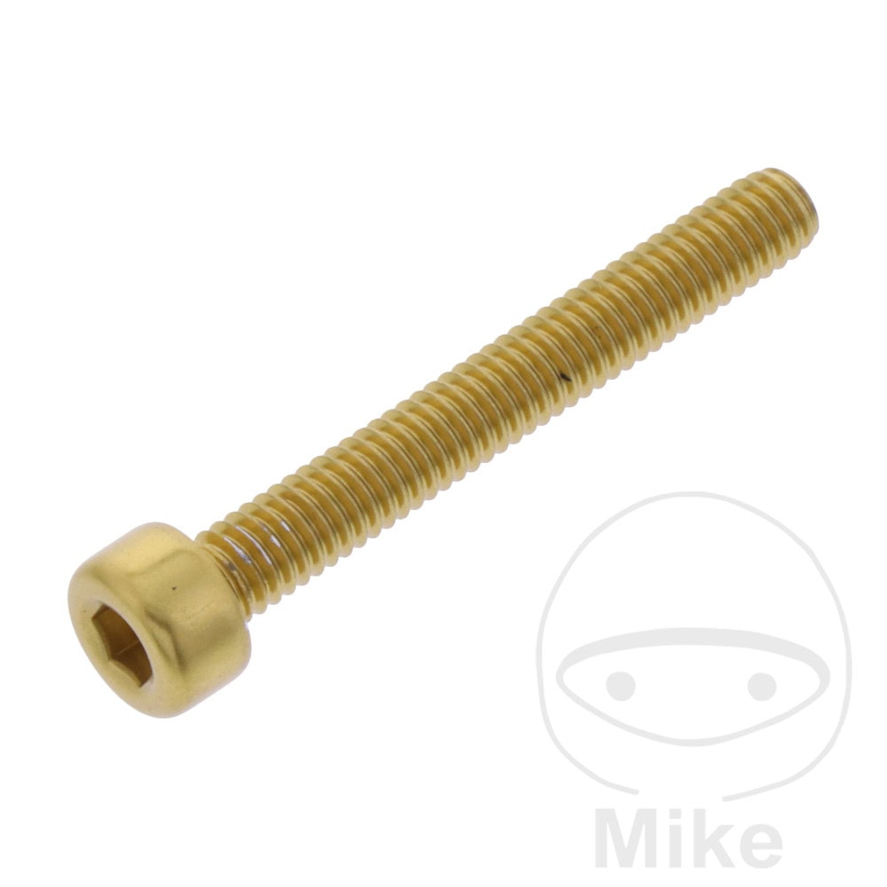HEX SOCKET CAP SCREW JMP BOLT M4X0.7MM 30MM ALUMINIUM GOLD NextPart.dk Reservedele Motorcykler touring Sport Racing Atv Oliefilter Luftfilter Bremseklodser Bremseskive Tændrør Kædekit Dæk HEX SOCKET CAP SCREW JMP BOLT M4X0.7MM 30MM ALUMINIUM GOLD