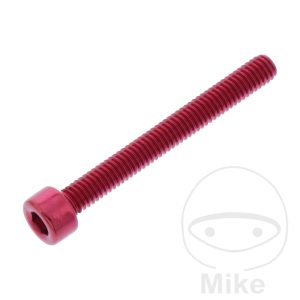HEX SOCKET CAP SCREW  JMP BOLT M4X0.7MM 35MM ALUMINIUM RED