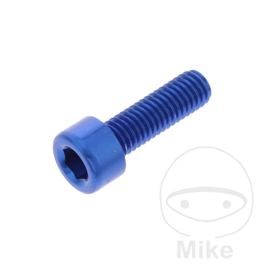 HEX SOCKET CAP SCREW JMP BOLT M5X0.8MM 16MM ALUMINIUM BLUE NextPart.dk Reservedele Motorcykler touring Sport Racing Atv Oliefilter Luftfilter Bremseklodser Bremseskive Tændrør Kædekit Dæk HEX SOCKET CAP SCREW JMP BOLT M5X0.8MM 16MM ALUMINIUM BLUE