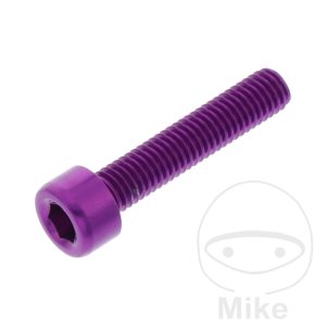 HEX SOCKET CAP SCREW JMP BOLT M5X0.8MM 25MM ALUMINIUM PURPLE NextPart.dk Reservedele Motorcykler touring Sport Racing Atv Oliefilter Luftfilter Bremseklodser Bremseskive Tændrør Kædekit Dæk HEX SOCKET CAP SCREW JMP BOLT M5X0.8MM 25MM ALUMINIUM PURPLE