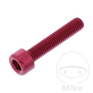 HEX SOCKET CAP SCREW JMP BOLT M5X0.8MM 25MM ALUMINIUM RED NextPart.dk Reservedele Motorcykler touring Sport Racing Atv Oliefilter Luftfilter Bremseklodser Bremseskive Tændrør Kædekit Dæk HEX SOCKET CAP SCREW JMP BOLT M5X0.8MM 25MM ALUMINIUM RED