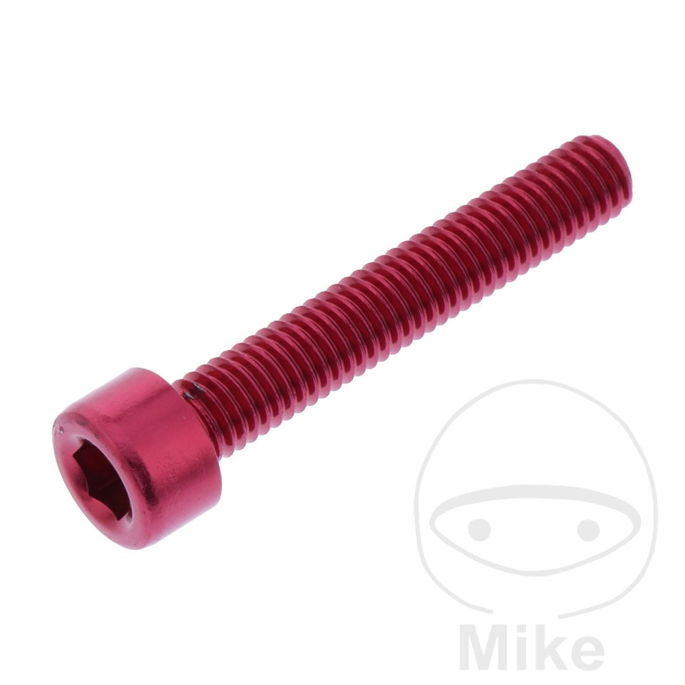 HEX SOCKET CAP SCREW JMP BOLT M5X0.8MM 30MM ALUMINIUM RED NextPart.dk Reservedele Motorcykler touring Sport Racing Atv Oliefilter Luftfilter Bremseklodser Bremseskive Tændrør Kædekit Dæk HEX SOCKET CAP SCREW JMP BOLT M5X0.8MM 30MM ALUMINIUM RED