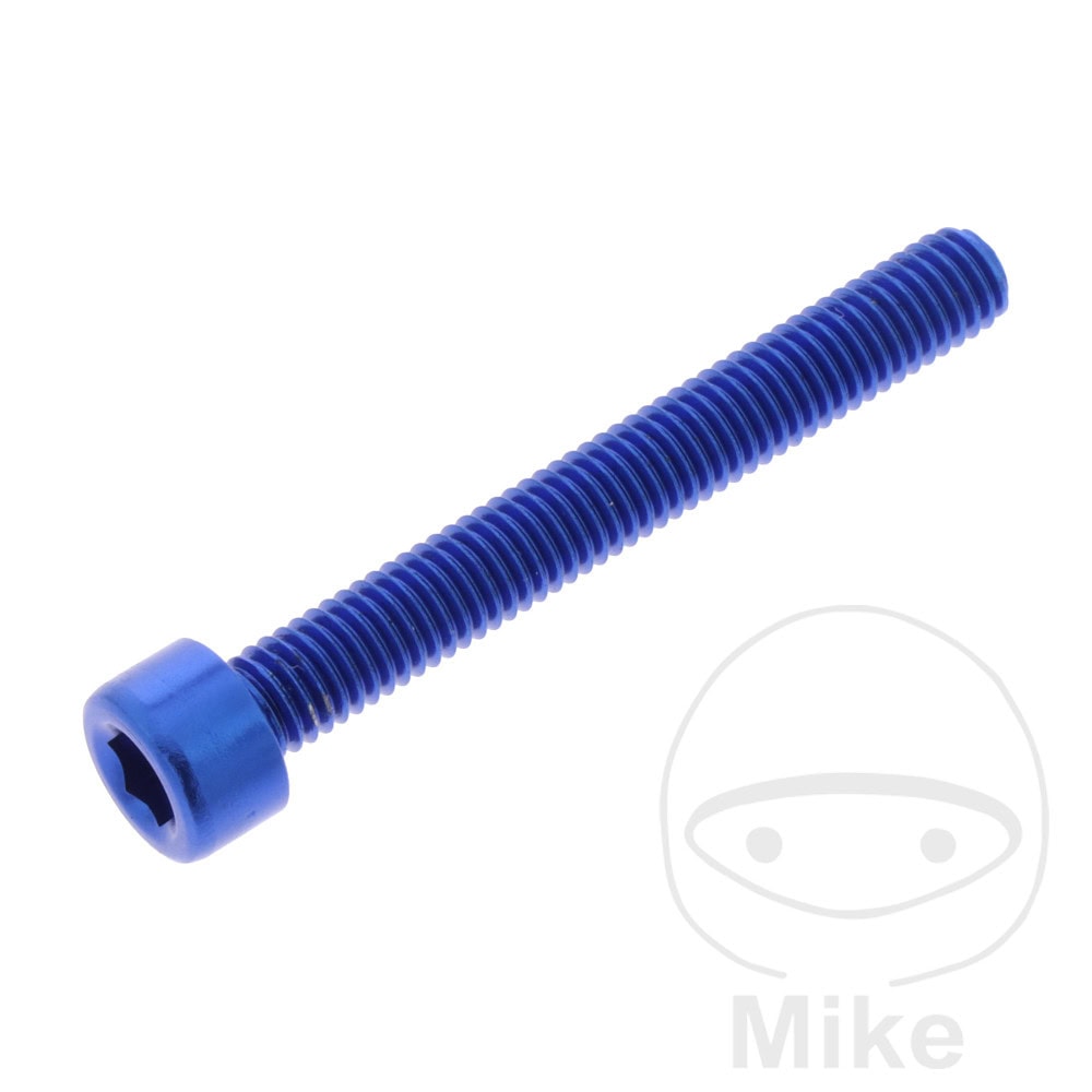 HEX SOCKET CAP SCREW JMP BOLT M5X0.8MM 40MM ALUMINIUM BLUE NextPart.dk Reservedele Motorcykler touring Sport Racing Atv Oliefilter Luftfilter Bremseklodser Bremseskive Tændrør Kædekit Dæk HEX SOCKET CAP SCREW JMP BOLT M5X0.8MM 40MM ALUMINIUM BLUE