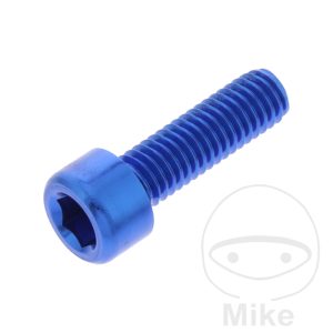 HEX SOCKET CAP SCREW JMP BOLT M6X1.00MM 20MM ALUMINIUM BLUE NextPart.dk Reservedele Motorcykler touring Sport Racing Atv Oliefilter Luftfilter Bremseklodser Bremseskive Tændrør Kædekit Dæk HEX SOCKET CAP SCREW JMP BOLT M6X1.00MM 20MM ALUMINIUM BLUE
