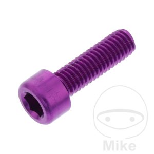 HEX SOCKET CAP SCREW JMP BOLT M6X1.00MM 20MM ALUMINIUM PURPLE NextPart.dk Reservedele Motorcykler touring Sport Racing Atv Oliefilter Luftfilter Bremseklodser Bremseskive Tændrør Kædekit Dæk HEX SOCKET CAP SCREW JMP BOLT M6X1.00MM 20MM ALUMINIUM PURPLE