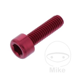 HEX SOCKET CAP SCREW JMP BOLT M6X1.00MM 20MM ALUMINIUM RED NextPart.dk Reservedele Motorcykler touring Sport Racing Atv Oliefilter Luftfilter Bremseklodser Bremseskive Tændrør Kædekit Dæk HEX SOCKET CAP SCREW JMP BOLT M6X1.00MM 20MM ALUMINIUM RED