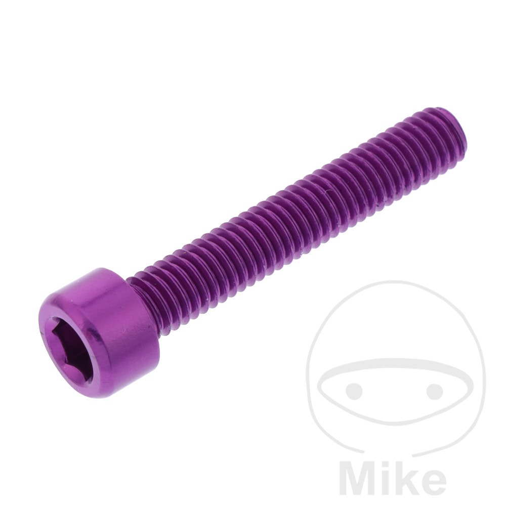 HEX SOCKET CAP SCREW JMP BOLT M6X1.00MM 35MM ALUMINIUM PURPLE NextPart.dk Reservedele Motorcykler touring Sport Racing Atv Oliefilter Luftfilter Bremseklodser Bremseskive Tændrør Kædekit Dæk HEX SOCKET CAP SCREW JMP BOLT M6X1.00MM 35MM ALUMINIUM PURPLE