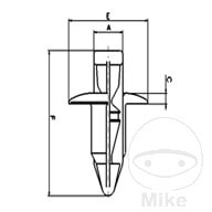 PRESS RIVETS TOURMAX 10 PCS NextPart.dk Reservedele Motorcykler touring Sport Racing Atv Oliefilter Luftfilter Bremseklodser Bremseskive Tændrør Kædekit Dæk PRESS RIVETS TOURMAX 10 PCS